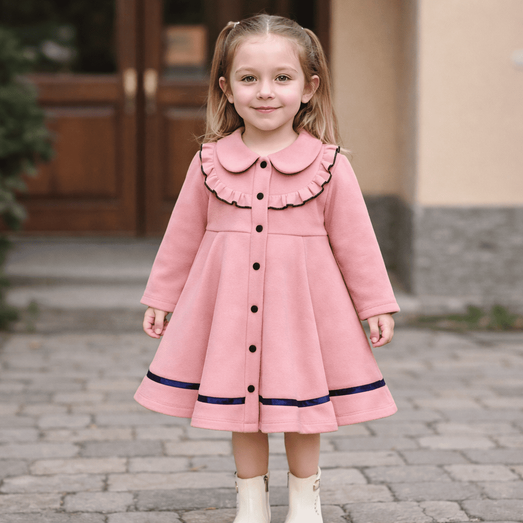 Robe fille hiver élégante