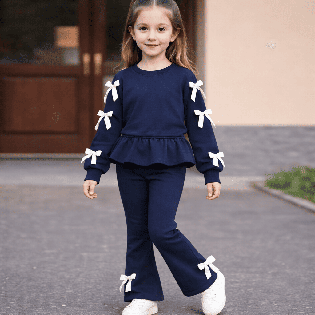 Ensemble Fille Tendance – Deux Pièces Chaud et Moderne