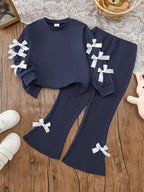 Ensemble Fille Hiver Tendance – Deux Pièces Chaud et Moderne