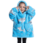 Hoodie couverture portable oversize mignon pour enfants